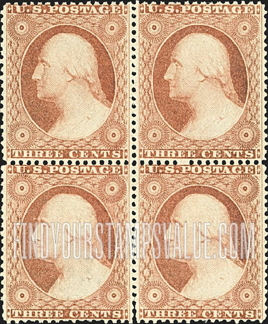 FindYourStampsValue: GEORGE WASHINGTON