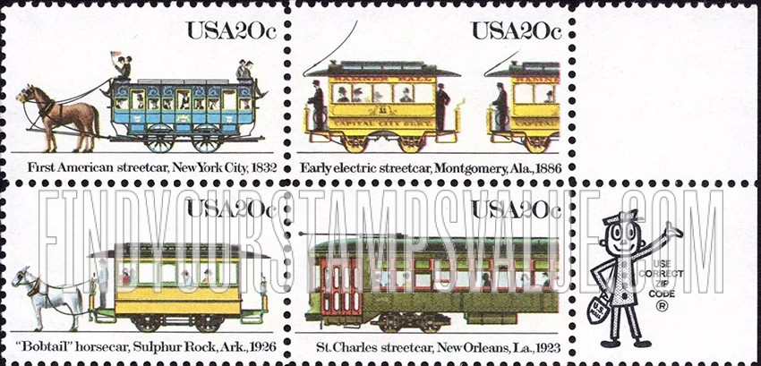 FindYourStampsValue: STREETCARS