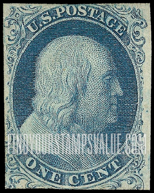 FindYourStampsValue: BENJAMIN FRANKLIN