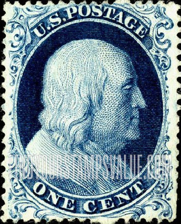 FindYourStampsValue: BENJAMIN FRANKLIN
