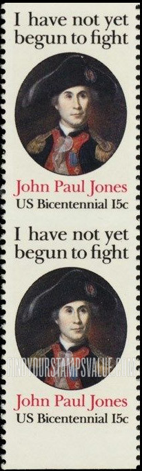 FindYourStampsValue: JOHN PAUL JONES - American Bicentennial