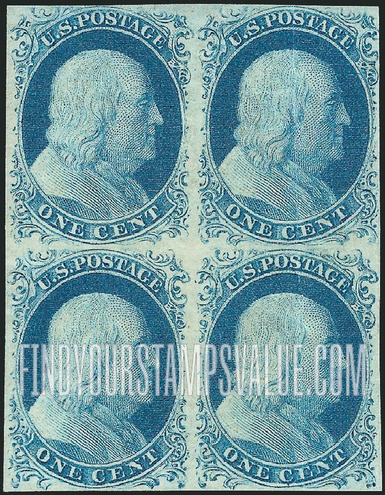 FindYourStampsValue: BENJAMIN FRANKLIN