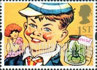 FindYourStampsValue: Great Britain (United Kingdom): Greetings, Children's Characters - Just William, Violet Elizabeth