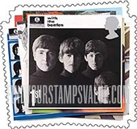 FindYourStampsValue: Great Britain (United Kingdom): Beatles Album Covers - "With The Beatles", Self-Adhesive Stamp