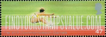 FindYourStampsValue: Great Britain (United Kingdom): 17th Commonwealth Games, Manchester - Long Jump