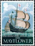 FindYourStampsValue: Great Britain (United Kingdom): Pub Signs - The Mayflower, Southsea