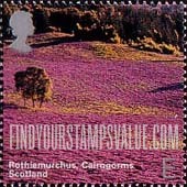 FindYourStampsValue: Great Britain (United Kingdom): Scottish Scenery - Rothiemurchus, Cairngorms