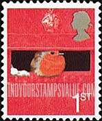 FindYourStampsValue: Great Britain (United Kingdom): Smilers - Bird, Self-Adhesive Booklet Stamp