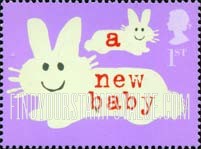 FindYourStampsValue: Great Britain (United Kingdom): Greetings "Occasions" - A New Baby