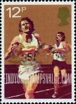 FindYourStampsValue: Great Britain (United Kingdom): Amateur Athletics Association Centenary - Running