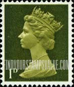 FindYourStampsValue: Great Britain (United Kingdom): Machin Definitives - Queen Elizabeth