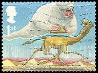 FindYourStampsValue: Great Britain (United Kingdom): Just So Stories, by Rudyard Kipling, Centenary - How the Camel Got his Hump, Booklet Self-Adhesive Stamp