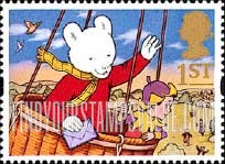FindYourStampsValue: Great Britain (United Kingdom): Greetings, Messages - Rupert the Bear, Booklet Stamp