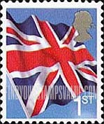 FindYourStampsValue: Great Britain (United Kingdom): Smilers - Flag, Self-Adhesive Booklet Stamp