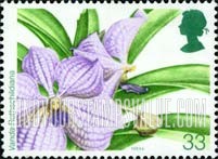 FindYourStampsValue: Great Britain (United Kingdom): Orchids, 14th World Orchid Conference, Glasgow - Vanda Rothschildiana