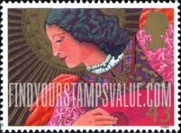 FindYourStampsValue: Great Britain (United Kingdom): Christmas Angels - Angel playing Lute