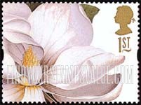 FindYourStampsValue: Great Britain (United Kingdom): Flowers - Magnolia Altissima, Booklet Stamp