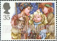 FindYourStampsValue: Great Britain (United Kingdom): Christmas, School Children Portraying - Shepherds