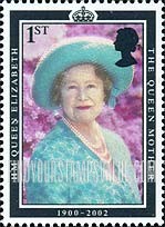 FindYourStampsValue: Great Britain (United Kingdom): Queen Mother - 1990 Photo