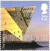 FindYourStampsValue: Great Britain (United Kingdom): Modern Architecture - The Deep Hull, by Terry Farrell and Partners