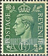 FindYourStampsValue: Great Britain (United Kingdom): King George VI