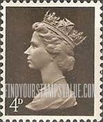 FindYourStampsValue: Great Britain (United Kingdom): Machin Definitives - Queen Elizabeth