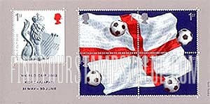 FindYourStampsValue: Great Britain (United Kingdom): 2002 World Cup Soccer Championships, Japan and Korea, Souvenir Sheet of 5 Stamps