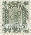 FindYourStampsValue: Great Britain (United Kingdom): Queen Victoria - Ten Shillings Slate