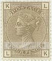 FindYourStampsValue: Great Britain (United Kingdom): Queen Victoria - Four Pence Gray Brown