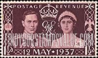 FindYourStampsValue: Great Britain (United Kingdom): King George VI and Queen Elizabeth