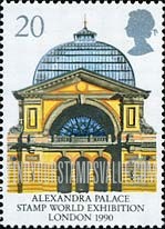 FindYourStampsValue: Great Britain (United Kingdom): Europa 1990 - Alexandra Palace