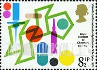 FindYourStampsValue: Great Britain (United Kingdom): British Chemists Who Won Nobel Prize - Steroids Conformational Analysis (Derek Barton, 1969)