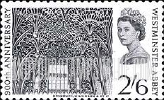 FindYourStampsValue: Great Britain (United Kingdom): 900th Anniversary of Westminster Abbey - Fan Vaulting, Chapel of Henry VII