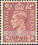 FindYourStampsValue: Great Britain (United Kingdom): King George VI