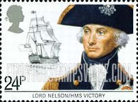 FindYourStampsValue: Great Britain (United Kingdom): Maritime Heritage - Lord Nelson, Victory
