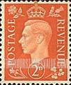 FindYourStampsValue: Great Britain (United Kingdom): King George VI - Two Pence