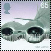 FindYourStampsValue: Great Britain (United Kingdom): Jet Aircraft - Comet, 1952