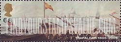 FindYourStampsValue: Great Britain (United Kingdom): Battle of Trafalgar, Bicentenary - French and Spanish Ships