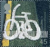 FindYourStampsValue: Great Britain (United Kingdom): Art & Craft - Cycle Network Artworks Project