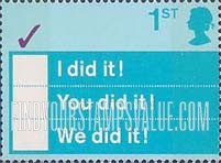 FindYourStampsValue: Great Britain (United Kingdom): Check-off Slogans - I did it!, You did it!, We did it!