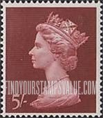 FindYourStampsValue: Great Britain (United Kingdom): Machin Definitives - Queen Elizabeth
