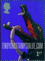 FindYourStampsValue: Great Britain (United Kingdom): Puppets - Crocodile