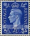FindYourStampsValue: Great Britain (United Kingdom): King George VI - Two Pence Half Penny