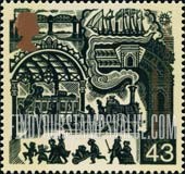 FindYourStampsValue: Great Britain (United Kingdom): Transportation - Isambard Kingdom Brunel's Clifton Suspension Bridge, Great Western Railway