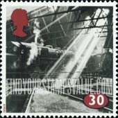 FindYourStampsValue: Great Britain (United Kingdom): Age of Steam - Locomotive #43000 on Turntable, Blyth North Engine Shed