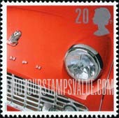 FindYourStampsValue: Great Britain (United Kingdom): Classic British Sports Cars - 1955 Triumph TR3
