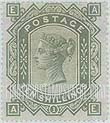 FindYourStampsValue: Great Britain (United Kingdom): Queen Victoria - Ten Shillings Slate