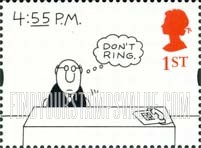 FindYourStampsValue: Great Britain (United Kingdom): Greetings Cartoons - Don't Ring