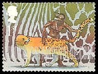 FindYourStampsValue: Great Britain (United Kingdom): Just So Stories, by Rudyard Kipling, Centenary - How the Leopard Got his Spots, Booklet Self-Adhesive Stamp