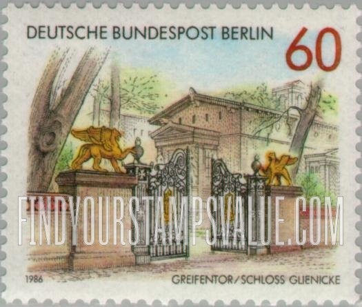 FindYourStampsValue: BERLIN - Portals and Gateways: Gryphon Gate, Glienicke Castle